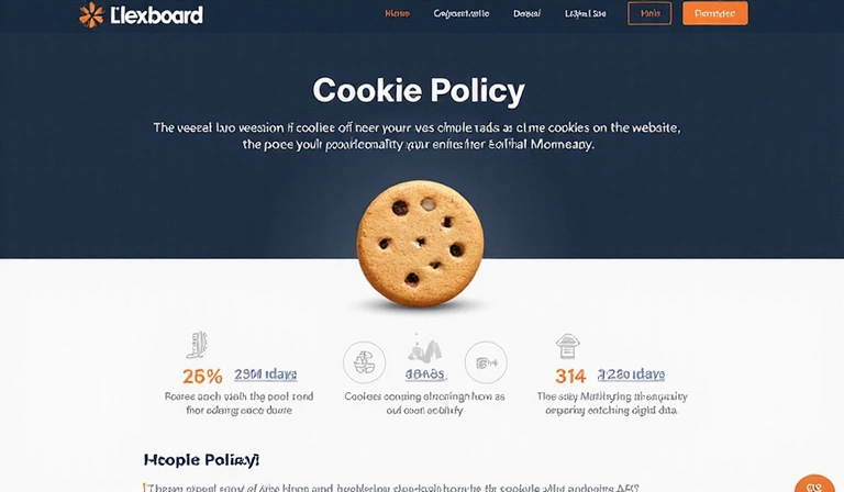 Illustration of a cookie icon representing digital data