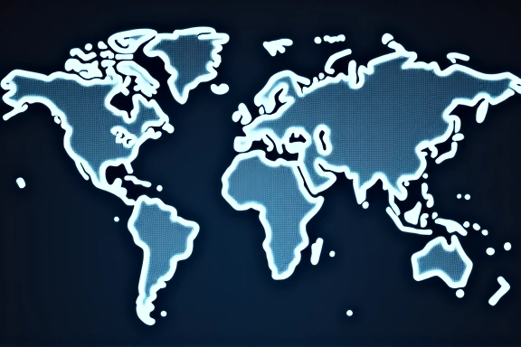 Abstract depiction of global legal network