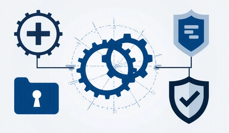 Illustration of secure data sharing