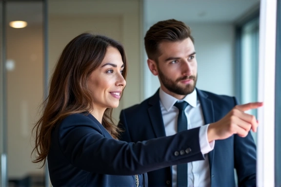 A mentor lawyer guiding a junior associate